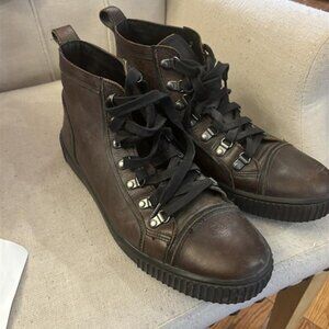 John Varvatos Leather Boots Shoes